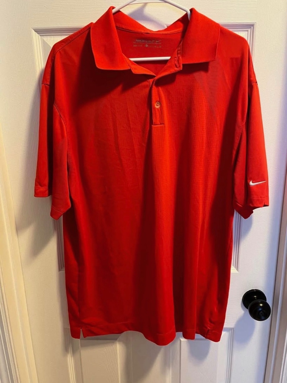 Nike Men’s Dri-Fit Red Polo Shirt